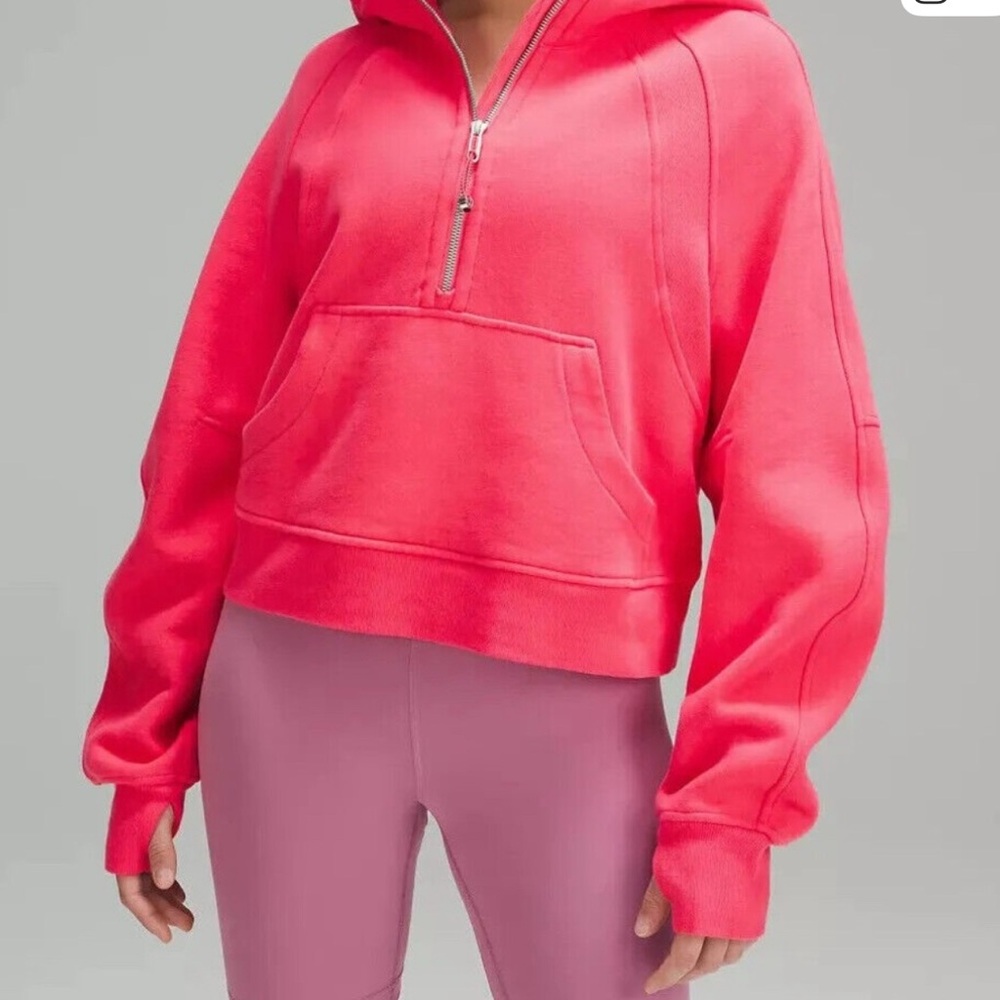 Lululemon Scuba Half Zip Hoodie Lipgloss M/L